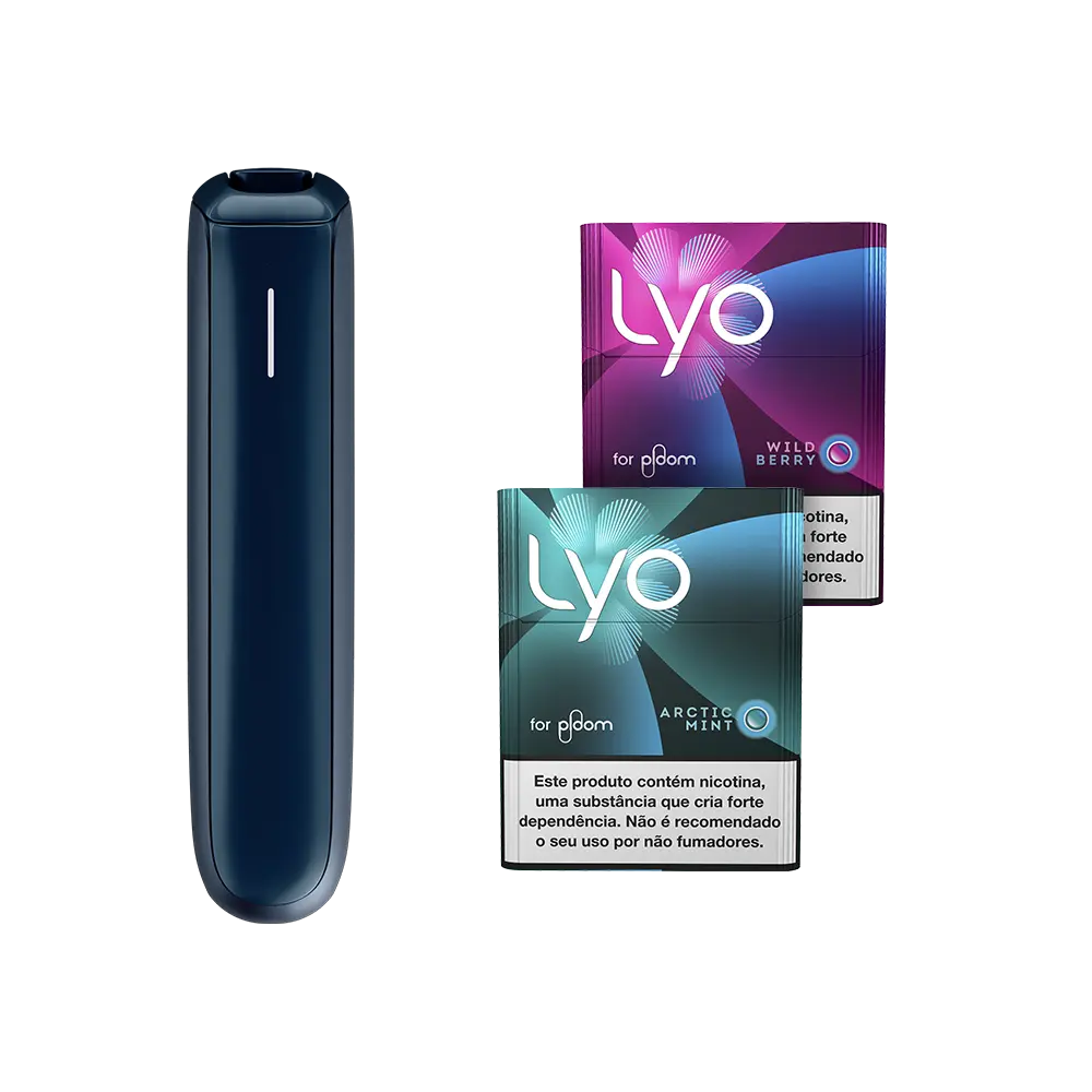 Kit Lançamento Ploom AURA Navy Blue com LYO